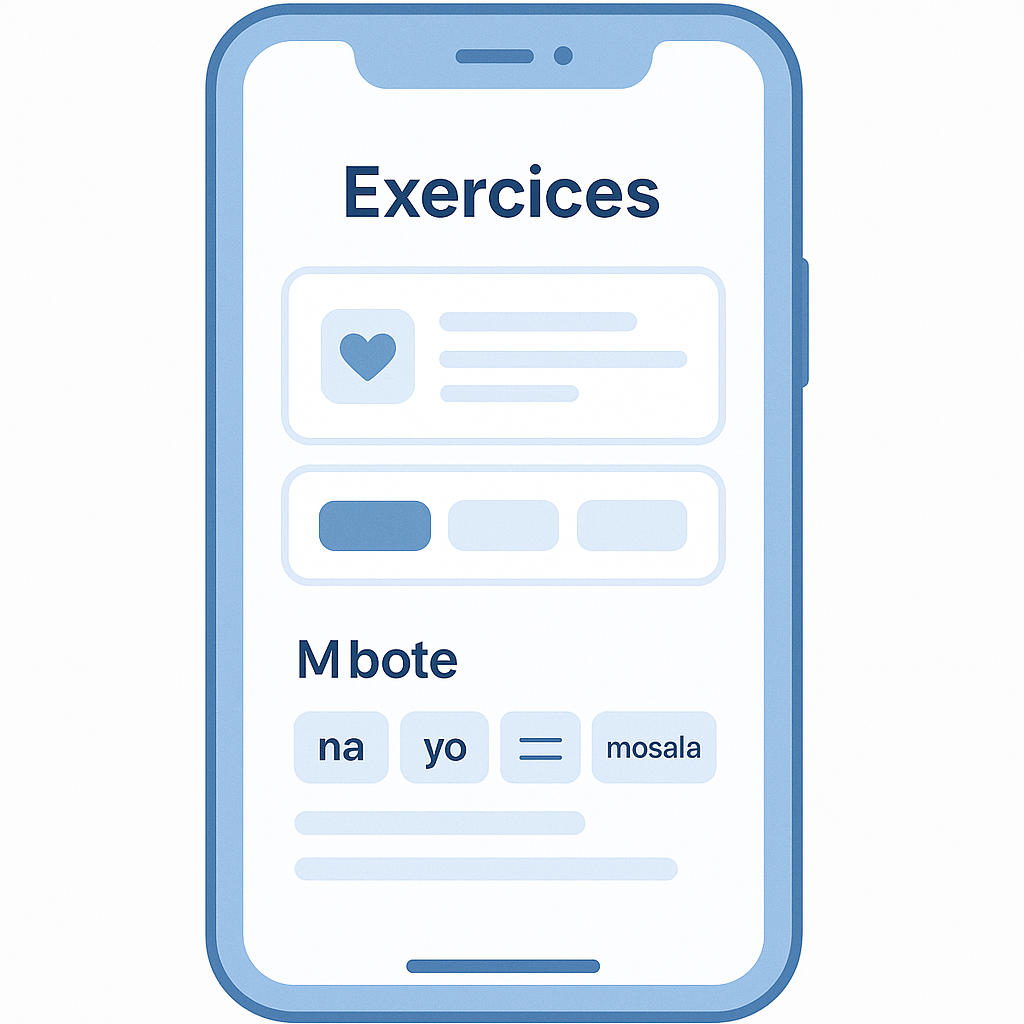 Aperçu de l'application Koyekola